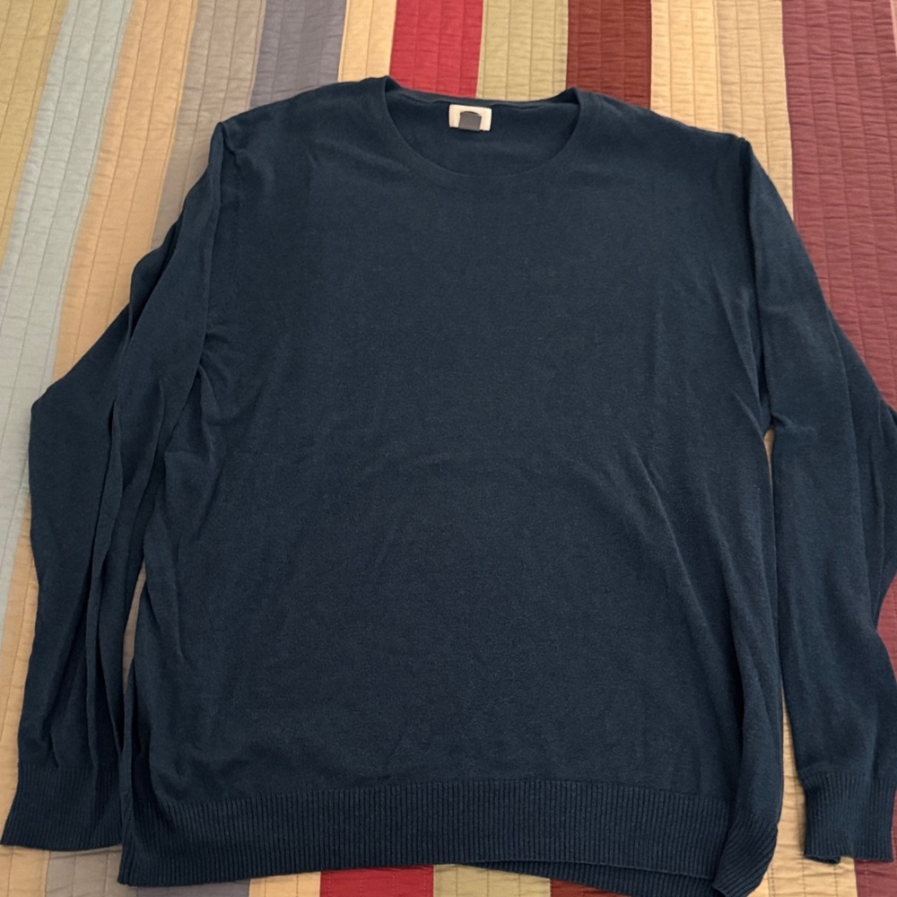 Old Navy Men's Dark Teal Crewneck Sweater